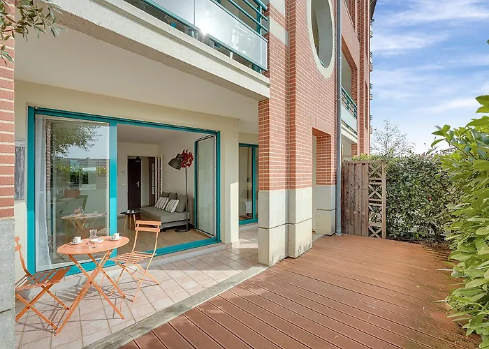 T2 Bord De Garonne Hypercentre Terrasse + Parking Apartman Toulouse